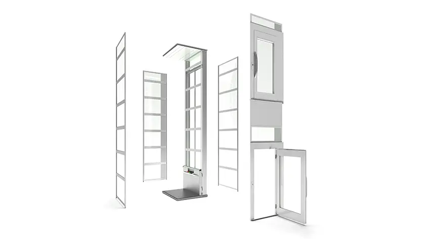 Modular installation of the Elevia Compact Lift