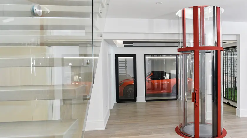 Savaria Vuelift Mini installation in a UK home